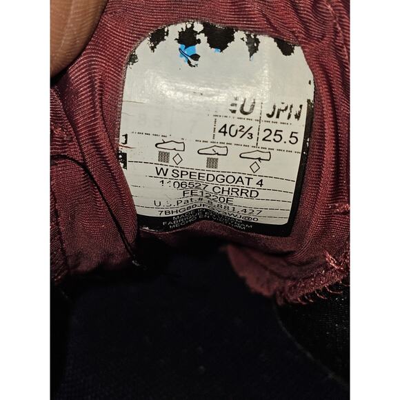 Hoka One One Womens Speedgoat 4 1106527 CHRRD Red Running Sneakers Size 8.5 - Picture 8 of 10